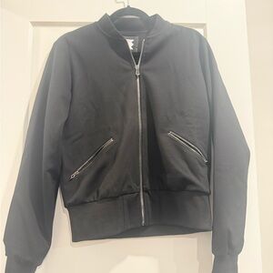 Emmy Deveaux Black Bomber Jacket